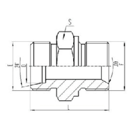 公製外螺紋24°內錐麵密封（fēng）|公製外螺紋60°內錐麵密封或組合（hé）墊密封